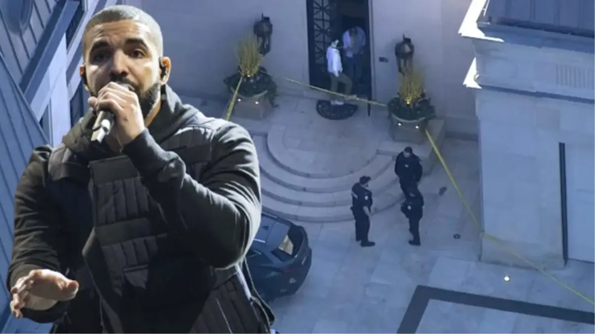 Ünlü rapçi Drake\'in malikanesinin önünde silahlı saldırı! Güvenlik görevlisi vuruldu