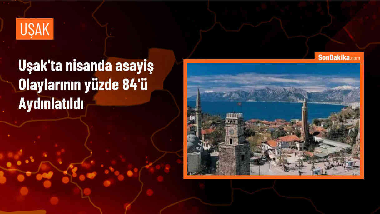 Uşak\'ta Nisan Ayında 1137 Olay Gerçekleşti