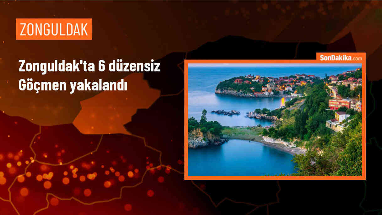 Zonguldak\'ta 6 düzensiz göçmen yakalandı