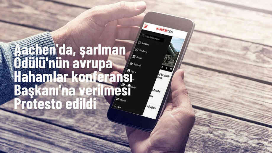 Almanya\'da Filistin Destekçileri Şarlman Ödülü\'nü Protesto Etti
