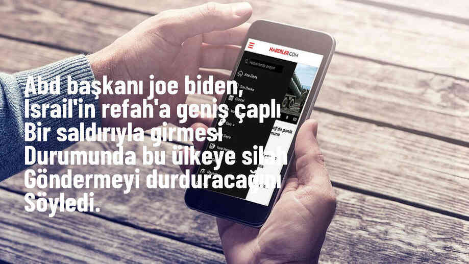 ABD Başkanı Joe Biden, İsrail\'e silah göndermeyi durdurma tehdidinde bulundu