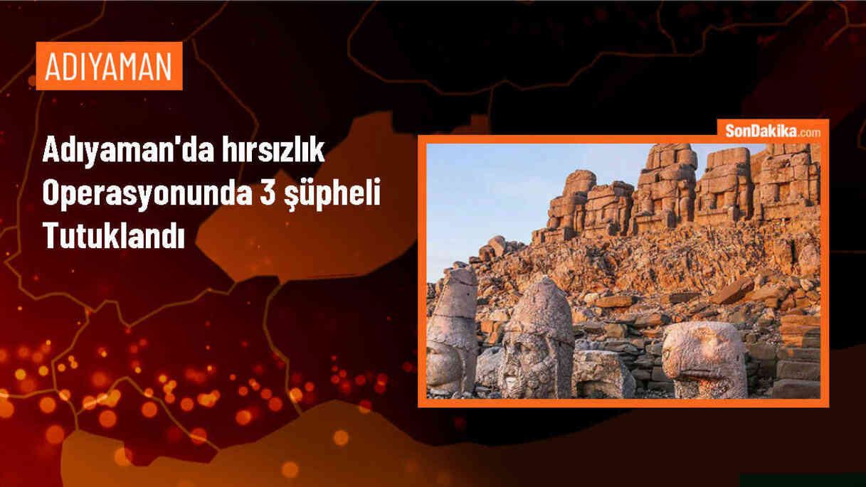 Adıyaman Gölbaşı\'nda düzenlenen hırsızlık operasyonunda 3 şüpheli tutuklandı
