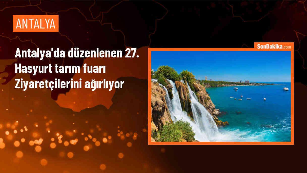 Antalya\'da düzenlenen 27. Hasyurt Tarım Fuarı ziyaretçilerini ağırlıyor