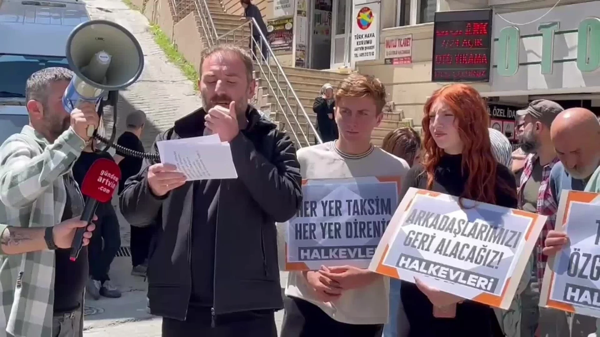 Artvin Demokrasi Platformu, 1 Mayıs gözaltılarını protesto etti