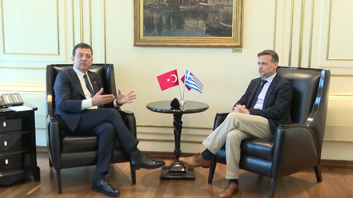 İstanbul Büyükşehir Belediye Başkanı İmamoğlu, Atina Belediye Başkanı Doukas\'ı ağırladı