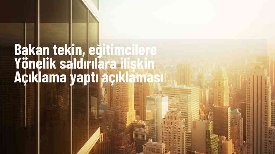 Milli Eğitim Bakanı Yusuf Tekin, öğretmenlere yönelik şiddete cezaların artırılmasını teklif etti