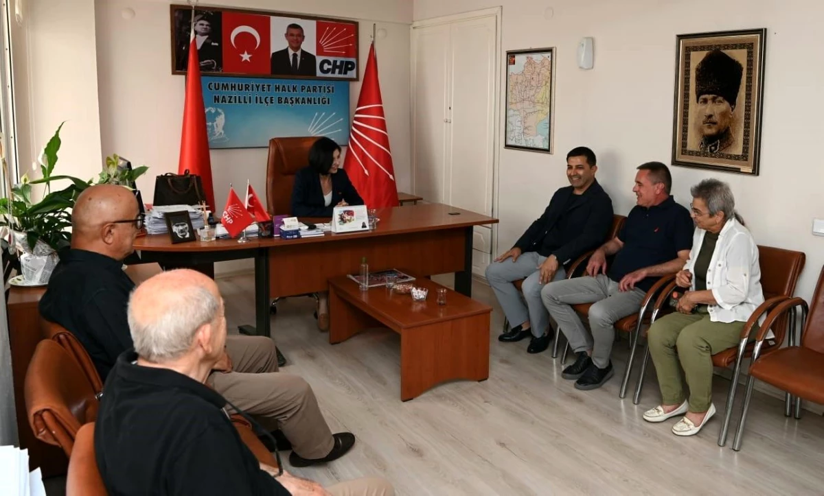 Kuşadası Belediye Başkanı Ömer Günel, Nazilli Belediye Başkanı Dr. Ertuğrul Tetik\'i Ziyaret Etti