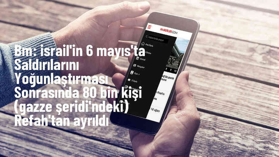 BM: İsrail\'in saldırıları nedeniyle 80 bin kişi Gazze Şeridi\'nden ayrıldı
