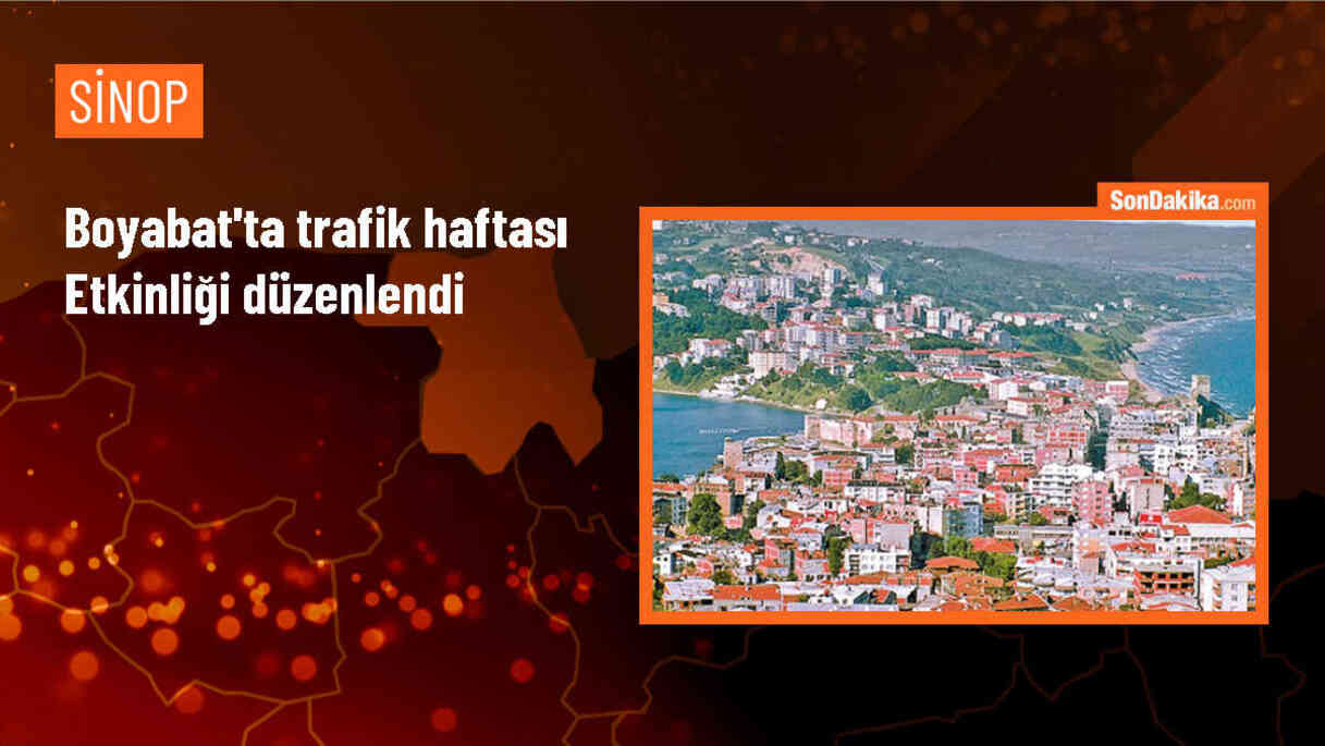 Boyabat\'ta Trafik Haftası Etkinliği