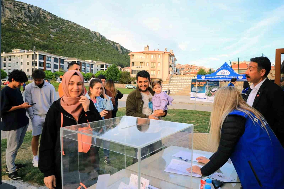 Menteşe\'de Kent Park İçin Anket Düzenlendi