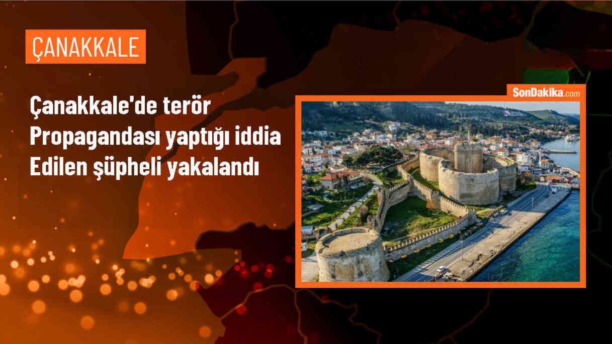 Çanakkale\'de PKK/KCK propagandası yapan şüpheli gözaltına alındı