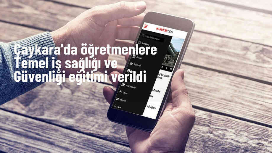 Çaykara\'da öğretmenlere iş sağlığı ve güvenliği eğitimi verildi
