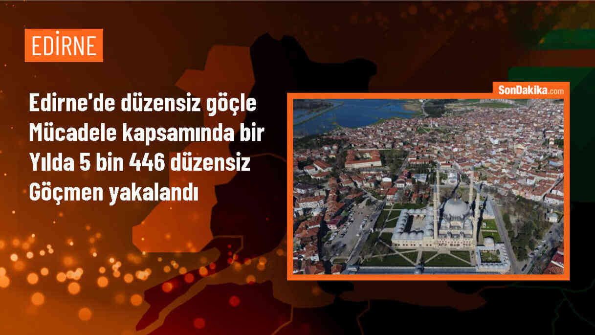 Edirne\'de düzensiz göçle mücadele sürüyor
