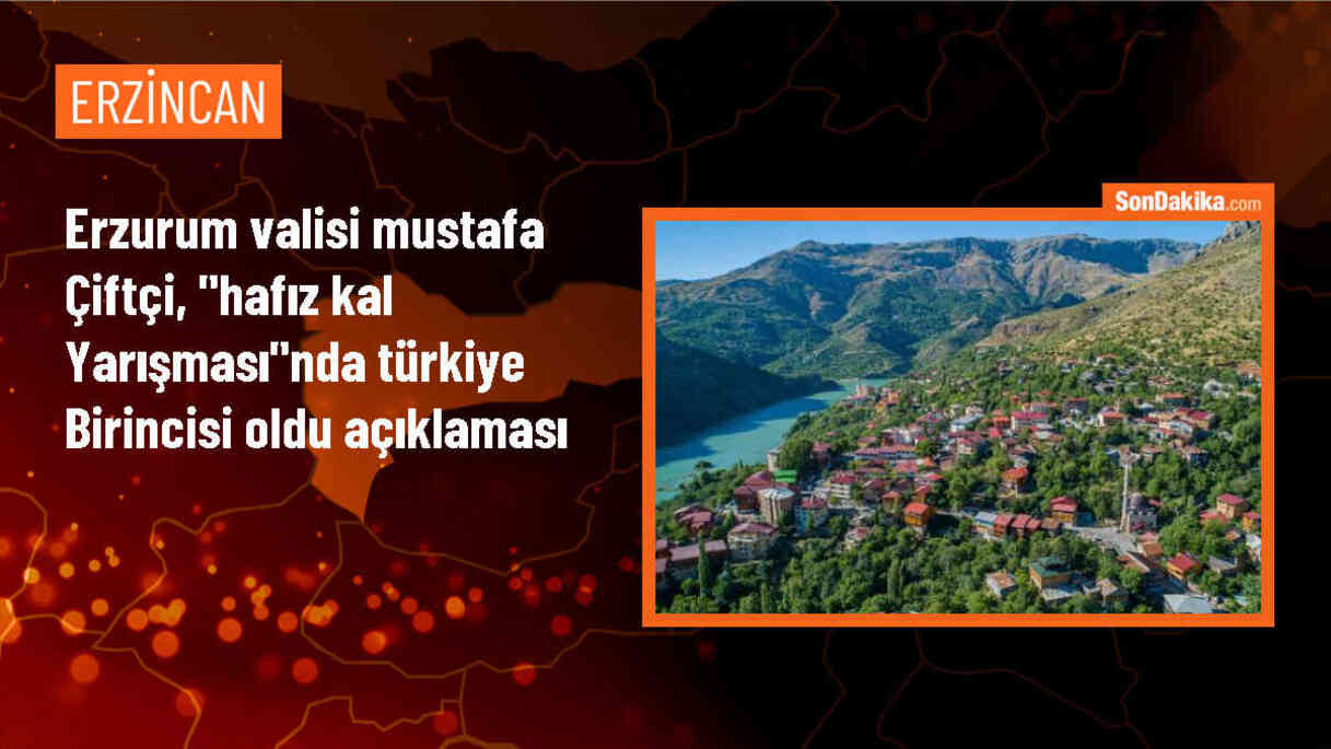 Erzurum Valisi Mustafa Çiftçi, Hafız Kal Yarışması\'nda birinci oldu