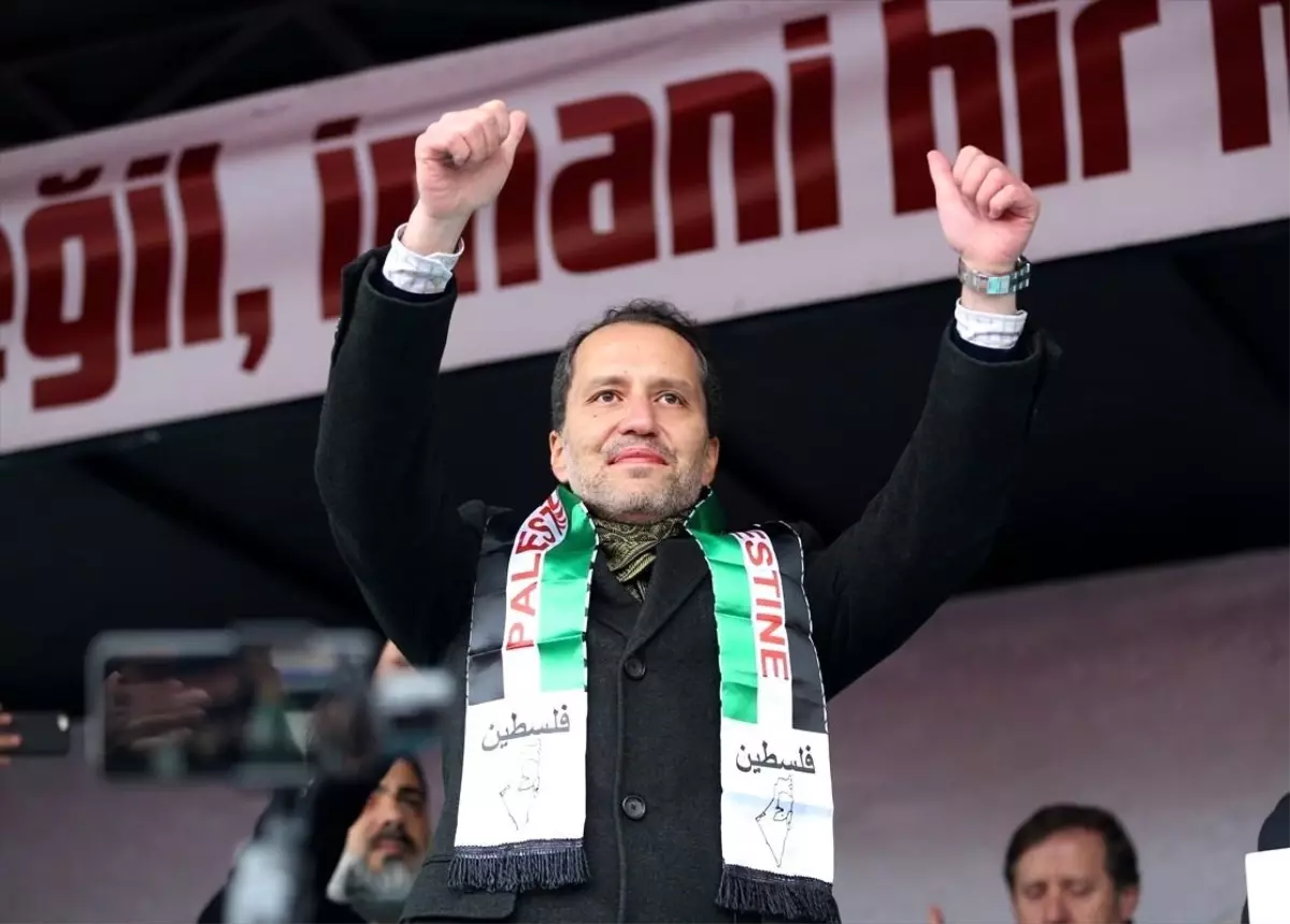 Yeniden Refah Partisi Genel Başkanı Fatih Erbakan, İsrail\'in soykırım vahşetine karşı adım atma çağrısı yaptı