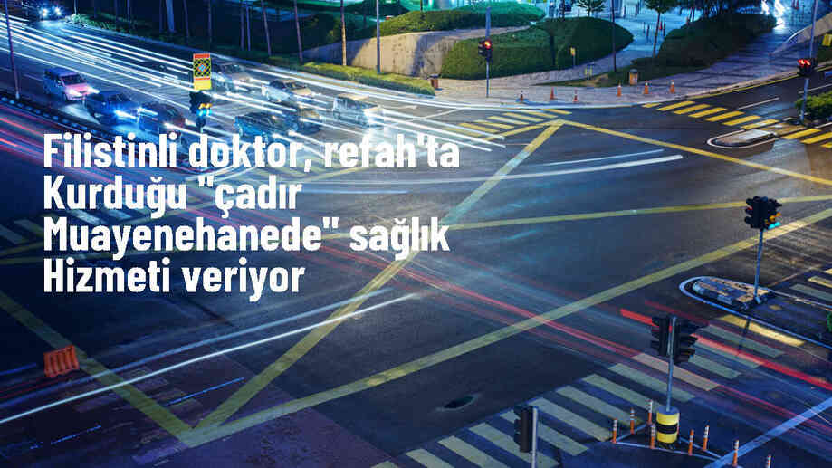 Filistinli Doktor, Gazze\'de Çadırda Sağlık Hizmeti Veriyor