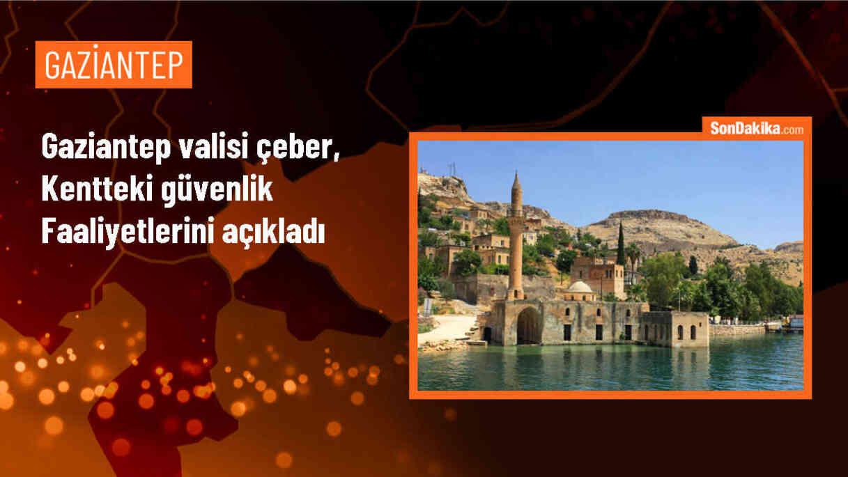 Gaziantep Valisi Kemal Çeber, yılın 4 ayındaki güvenlik faaliyetlerini anlattı