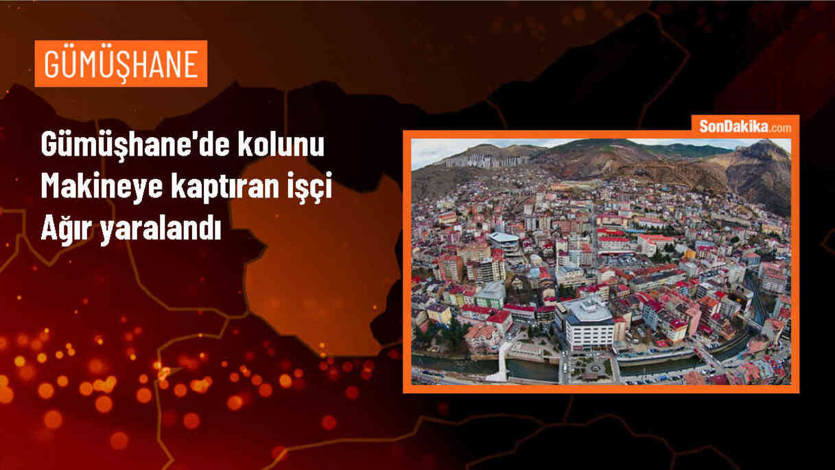 Gümüşhane\'de Katı Atık Toplama Merkezinde İşçi Kolu Makineye Kaptırdı