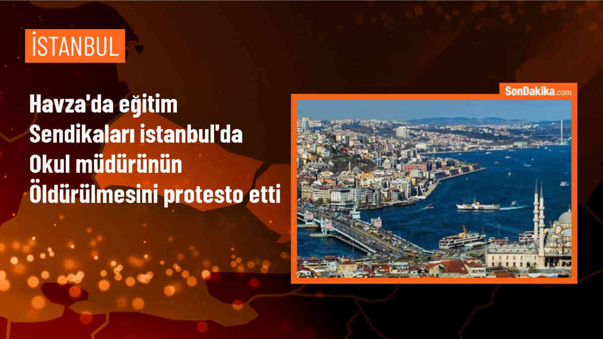 Samsun\'da Eğitim Sendikaları Okul Müdürünün Öldürülmesini Protesto Etti