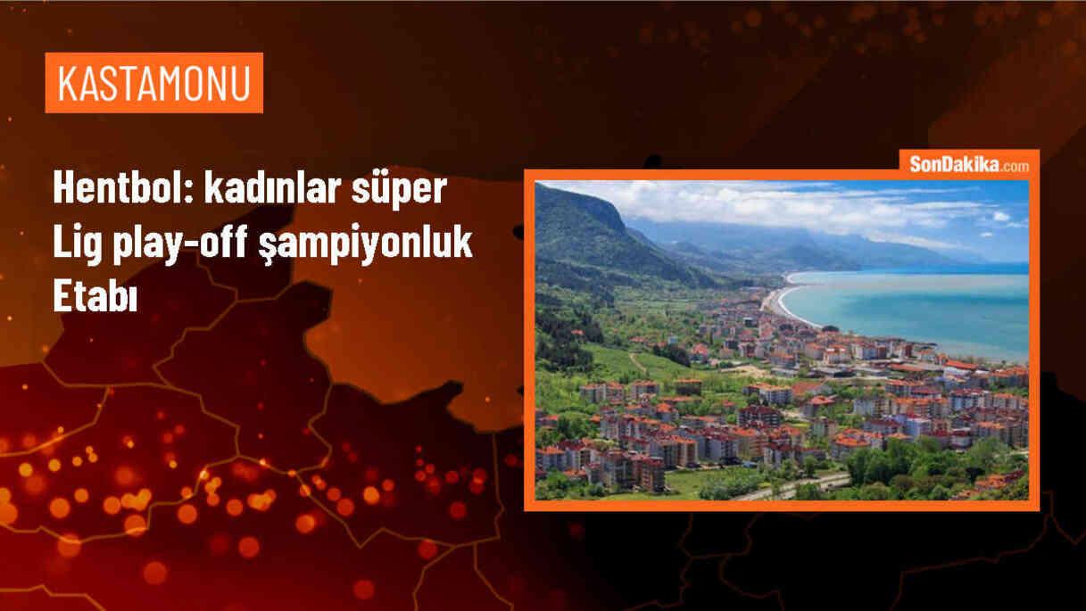 Hentbol Kadınlar Süper Lig play-off şampiyonluk etabı ilk maçında Armada Praxis Yalıkavak, Kastamonu Belediyespor\'u 38-36 mağlup etti