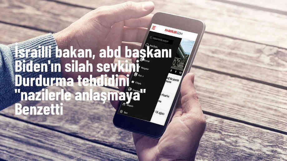 İsrail Bakanı, Biden\'ın İsrail\'e silah göndermeyi durdurma açıklamasını Nazilerle anlaşmaya benzetti