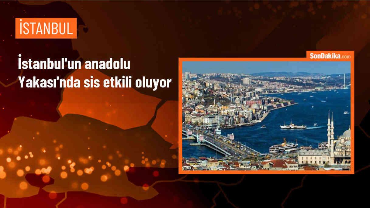 İstanbul\'un Anadolu Yakası\'nda Sabah Saatlerinden İtibaren Sis Etkili
