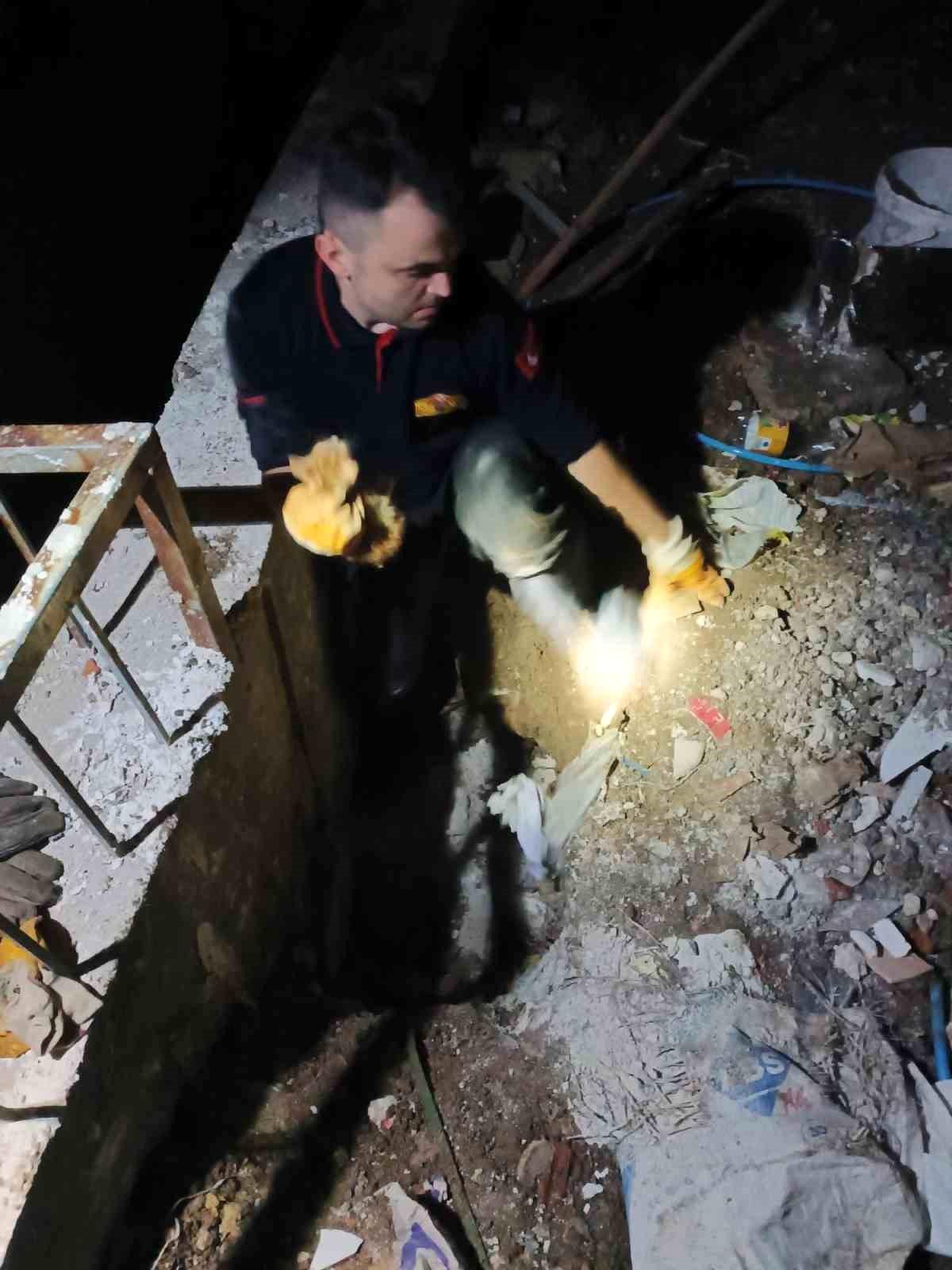 Bilecik Belediyesi İtfaiye Müdürlüğü Kedi Kurtardı