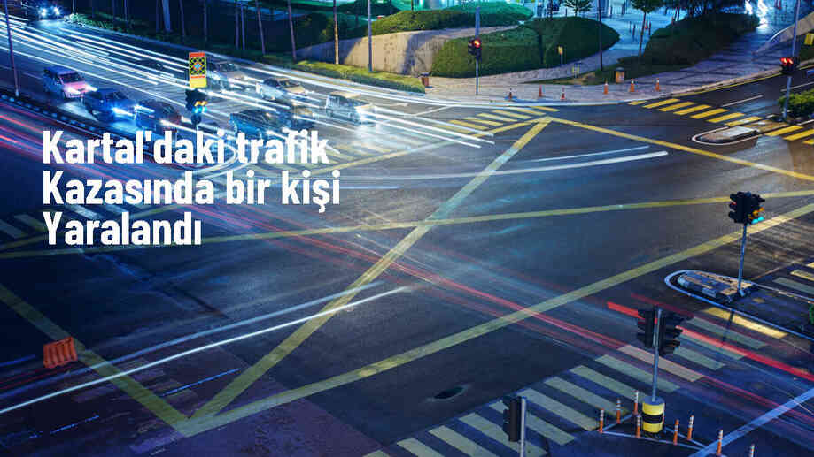 Kartal\'da trafik kazası: Sürücü kursu eğitim aracındaki bir kişi yaralandı