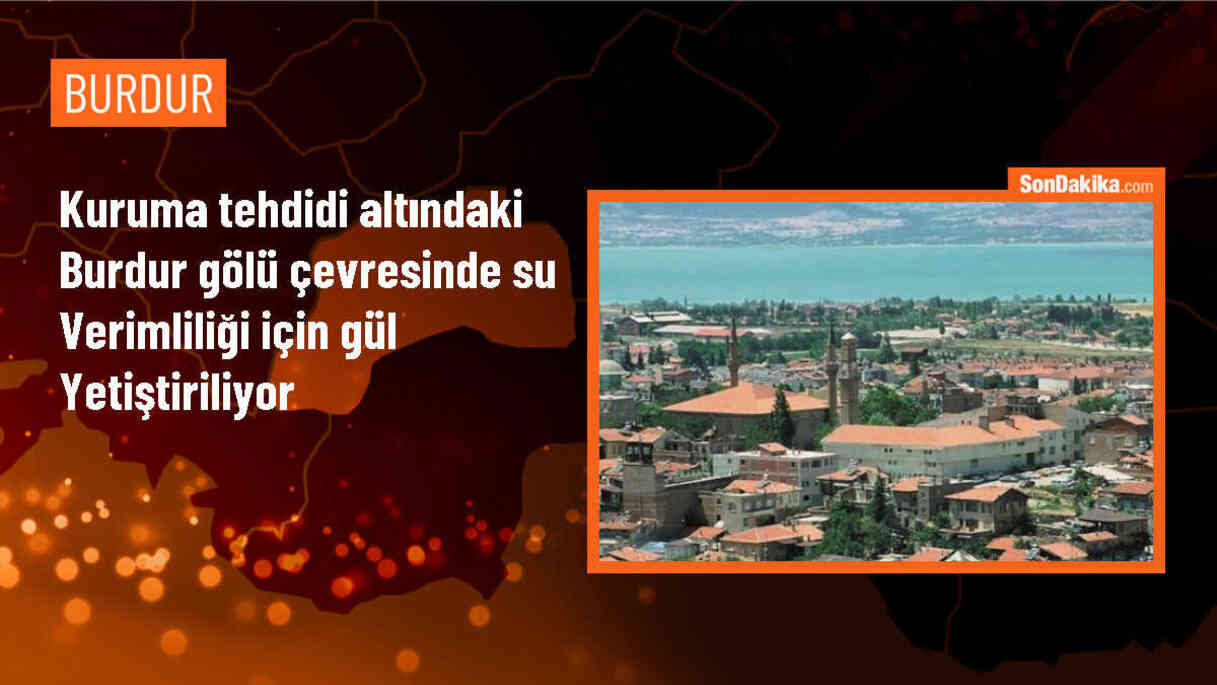 Burdur Gölü Çevresinde Gül Yetiştiriciliğiyle Su Tasarrufu Sağlanıyor