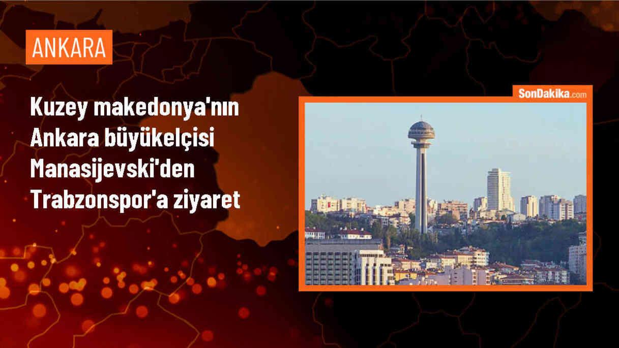 Kuzey Makedonya Büyükelçisi Trabzonspor Kulübünü Ziyaret Etti