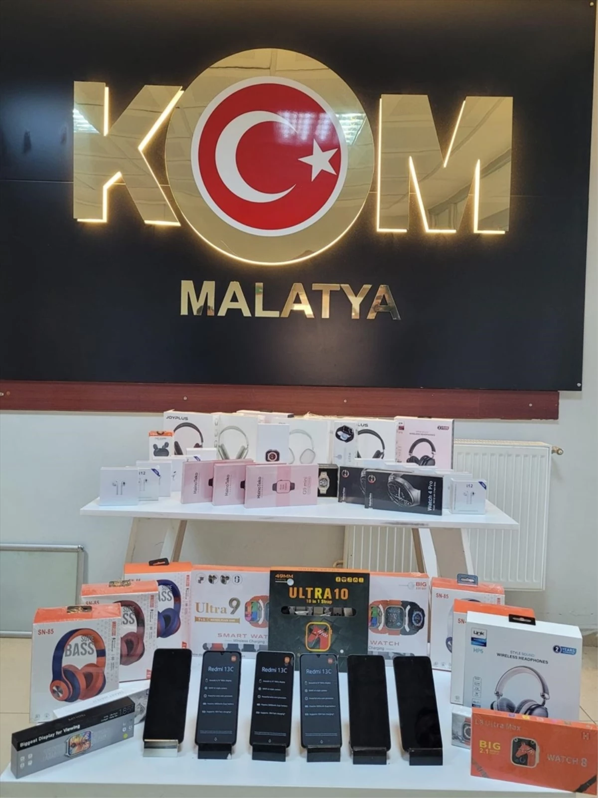 Malatya\'da Kaçak Malzemeler Ele Geçirildi, Şüpheli Gözaltına Alındı
