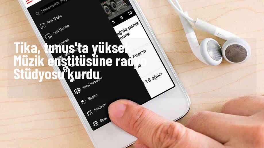 TİKA, Tunus\'taki Yüksek Müzik Enstitüsüne Radyofoni ve Ses Yönetim Stüdyosu kurdu