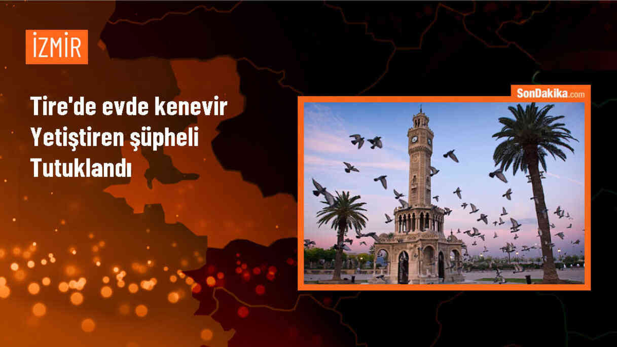 İzmir\'de Kenevir Yetiştiren Şüpheli Tutuklandı