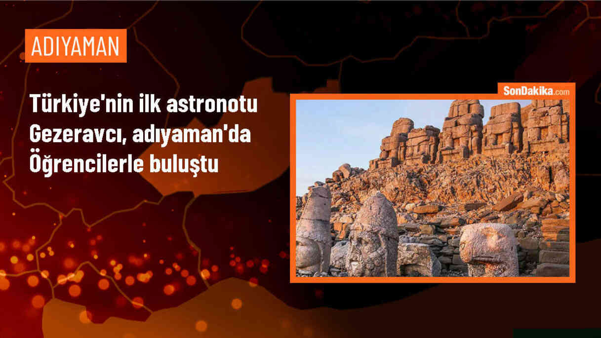 Türkiye\'nin ilk astronotu Alper Gezeravcı, Adıyaman\'da öğrencilerle buluştu