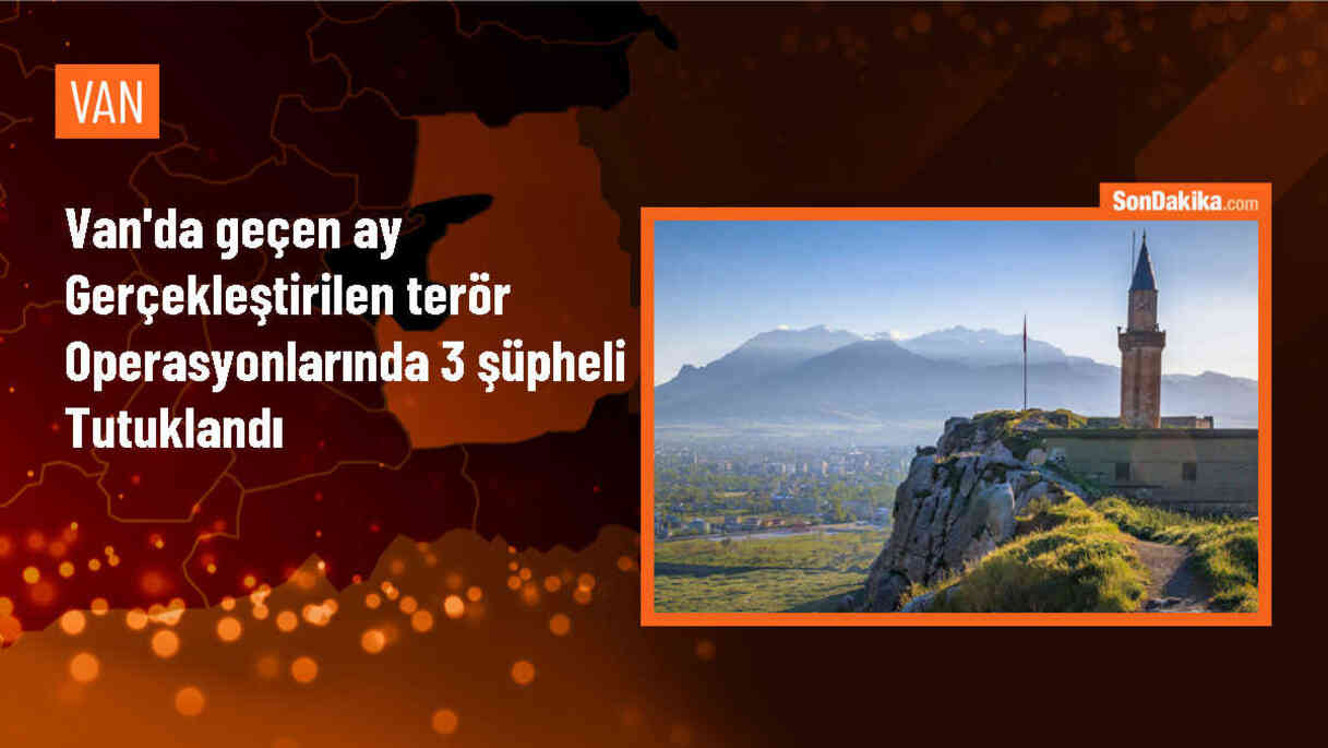 Van\'da terör operasyonunda 3 şüpheli tutuklandı