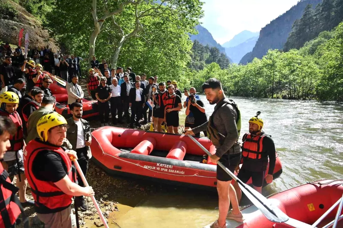 Kayseri\'de Rafting ve Kano Faaliyetleri Parkuru Açıldı