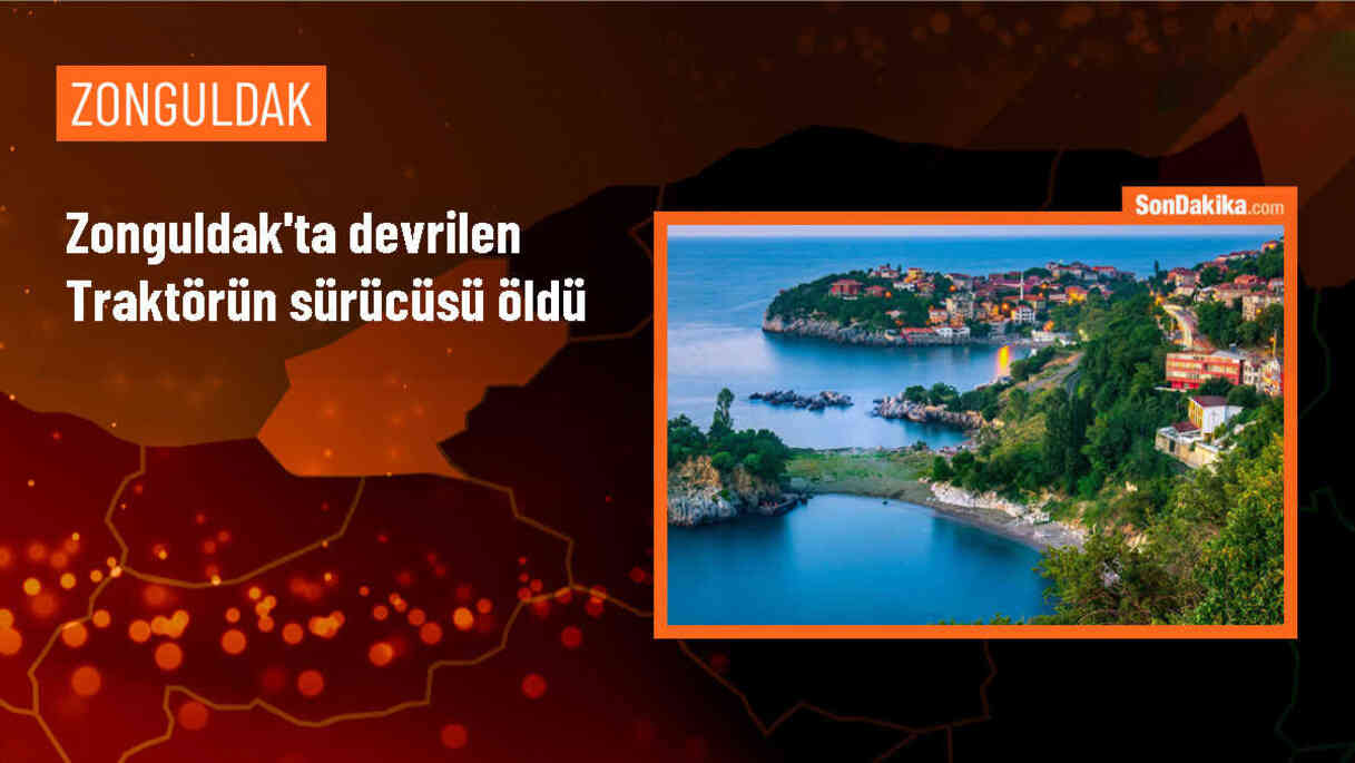 Zonguldak\'ta Traktör Devrilmesi Sonucu Sürücü Hayatını Kaybetti