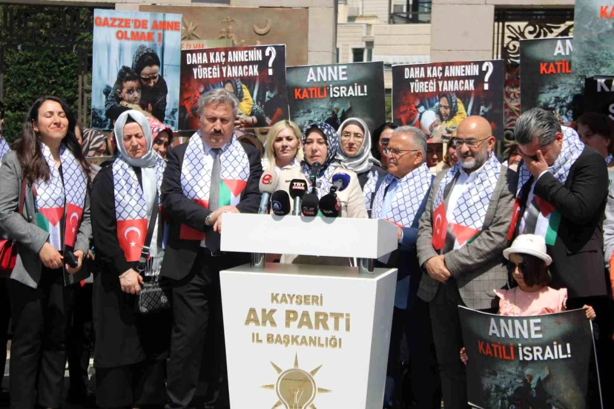 AK Parti Kayseri Kadın Kolları, Filistinli Anneler İçin Toplandı