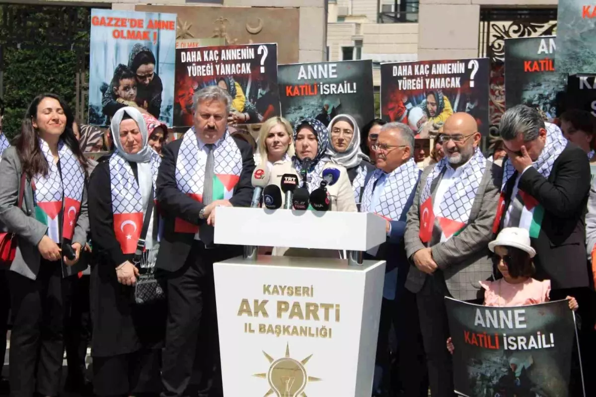 AK Parti Kayseri Kadın Kolları, Filistinli Anneler İçin Toplandı