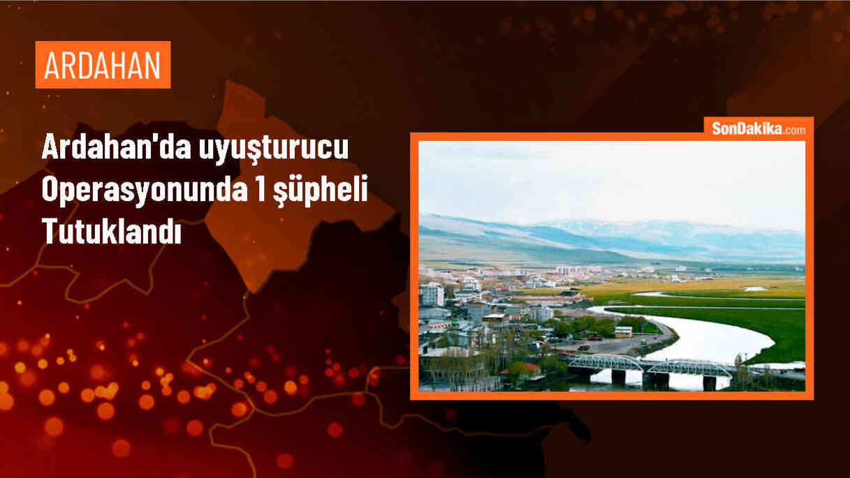 Ardahan\'da Uyuşturucu Operasyonunda Gözaltına Alınan Şüpheli Tutuklandı