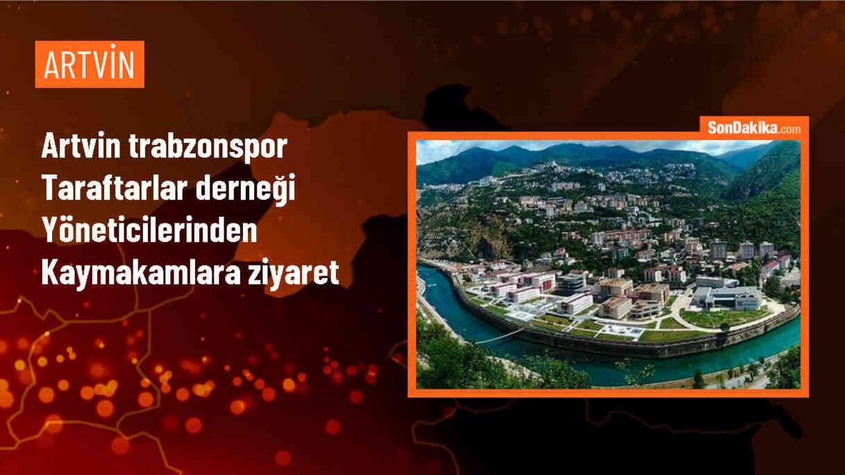 Artvin Trabzonspor Taraftarlar Derneği Yönetimi Arhavi ve Hopa Kaymakamlarını Ziyaret Etti