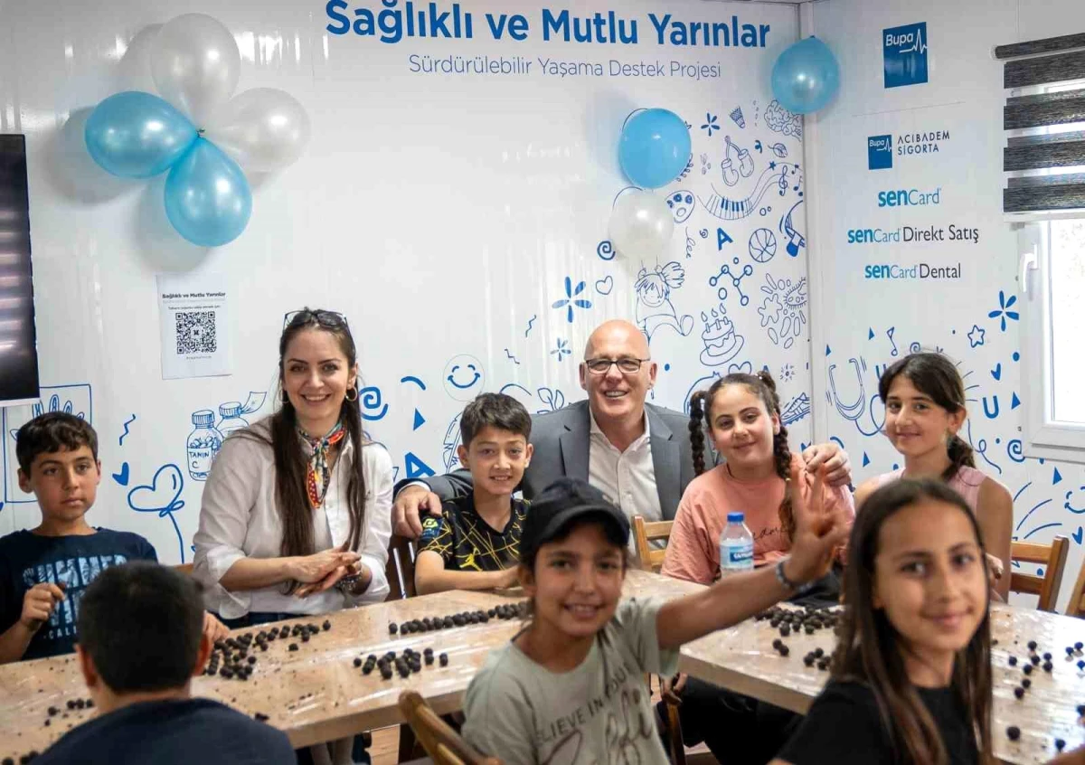 Bupa Türkiye, Hatay Samandağ\'da Sağlıklı Yaşam ve Eğitim Konteyneri ile Destek Sağlıyor