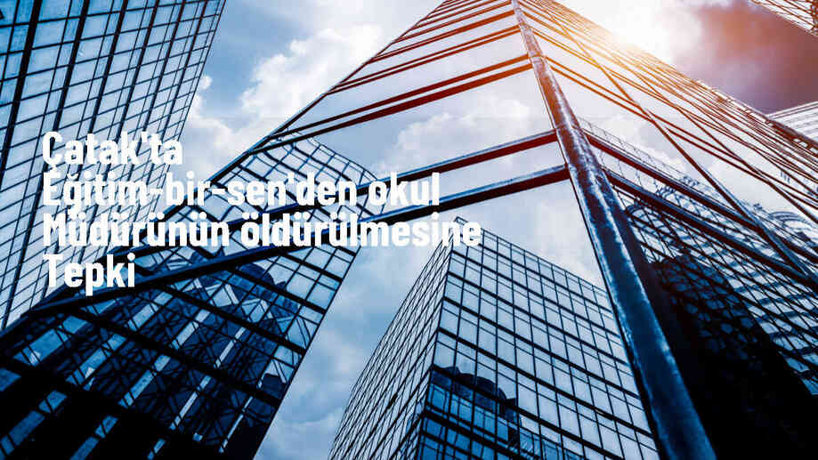 Eğitim-Bir-Sen Çatak Şubesi, okul müdürünün silahlı saldırı sonucu öldürülmesine tepki gösterdi