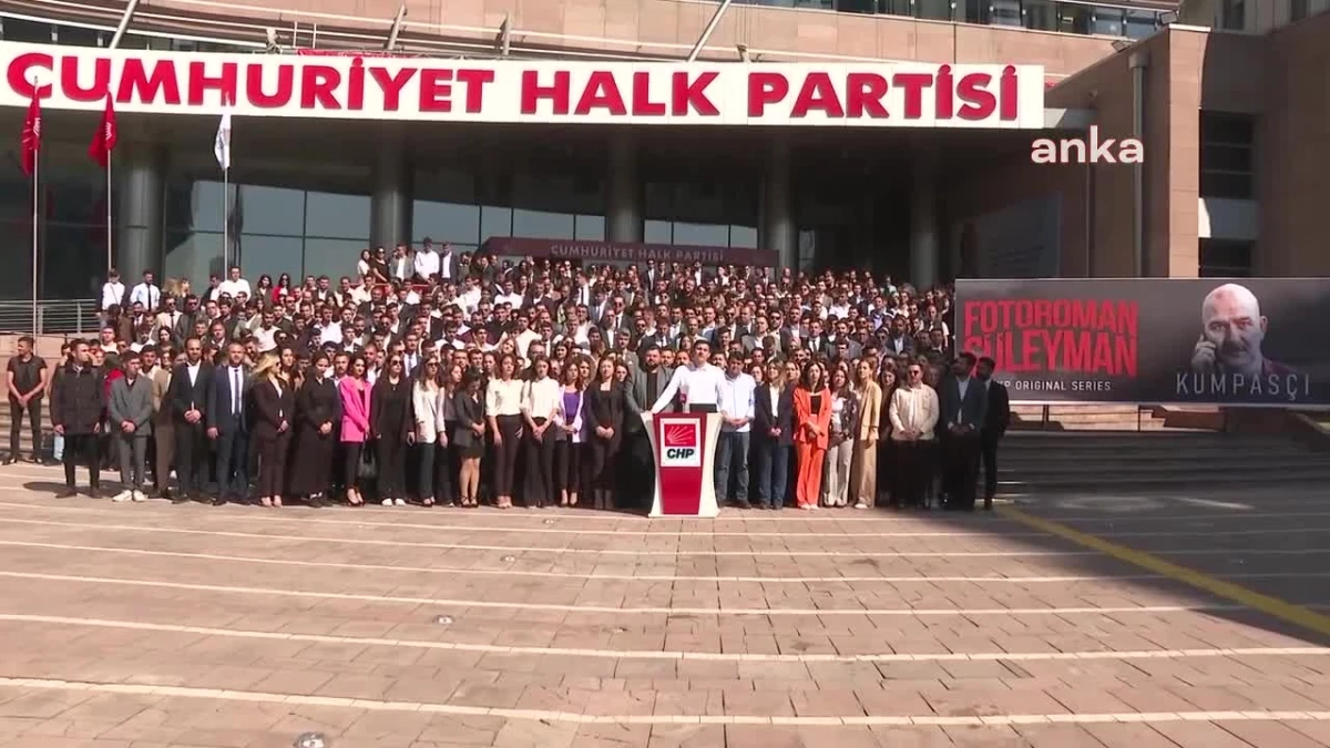 CHP Gençlik Kolları Genel Başkanı: Süleyman Soylu\'nun şikayeti takipsizlikle sonuçlandı