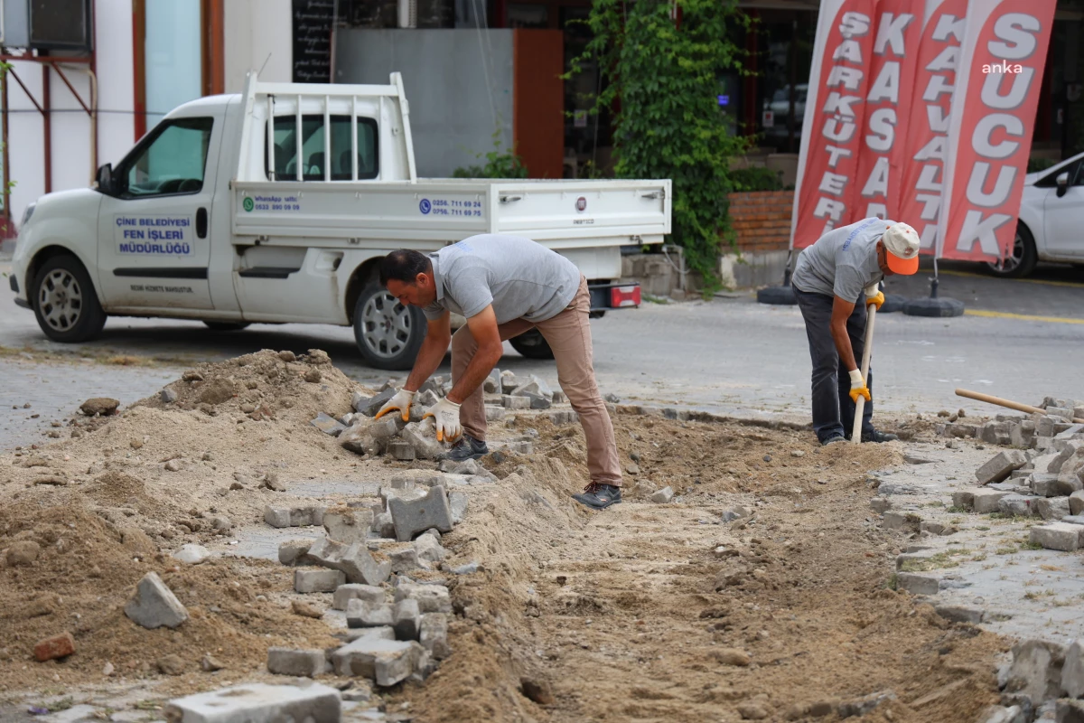Çine Belediyesi Üstyapı Çalışmalarına Devam Ediyor