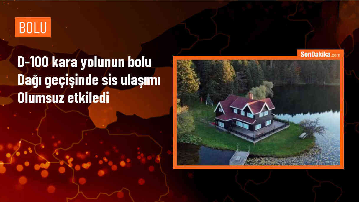 D-100 Karayolu Bolu Dağı Geçinde Sis Görüş Mesafesini Düşürdü