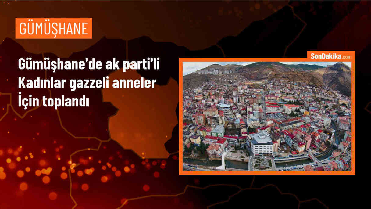 AK Parti Gümüşhane Kadın Kolları İsrail\'in Gazze saldırılarını kınadı