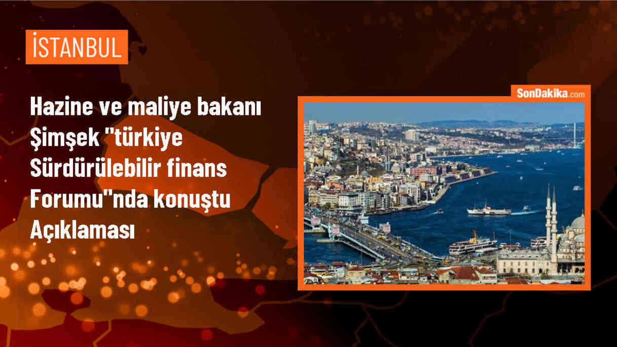 Hazine ve Maliye Bakanı Mehmet Şimşek: Sürdürülebilir finans giderek daha çok rağbet kazanacak