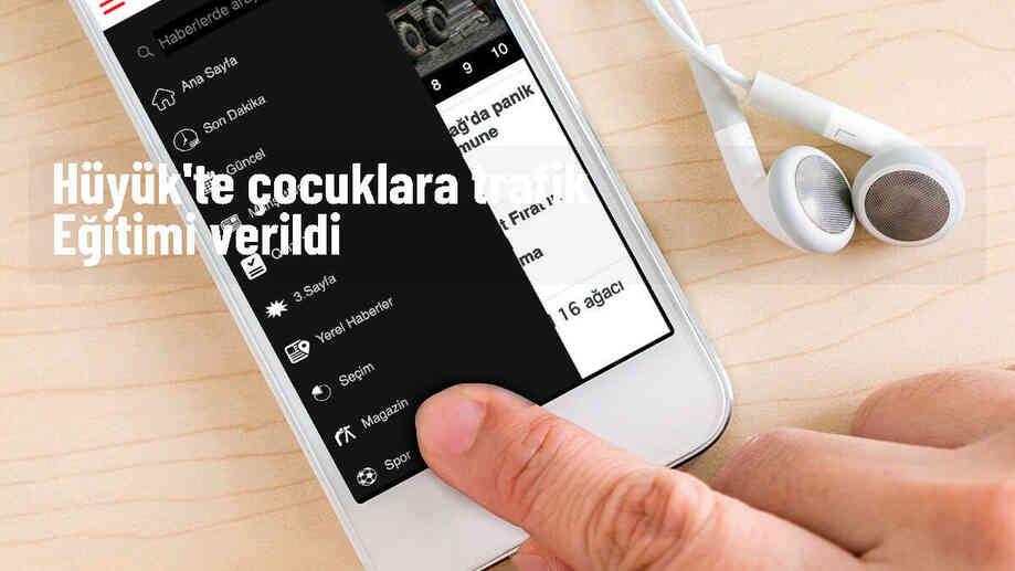 Hüyük ilçesinde öğrencilere trafik eğitimi düzenlendi