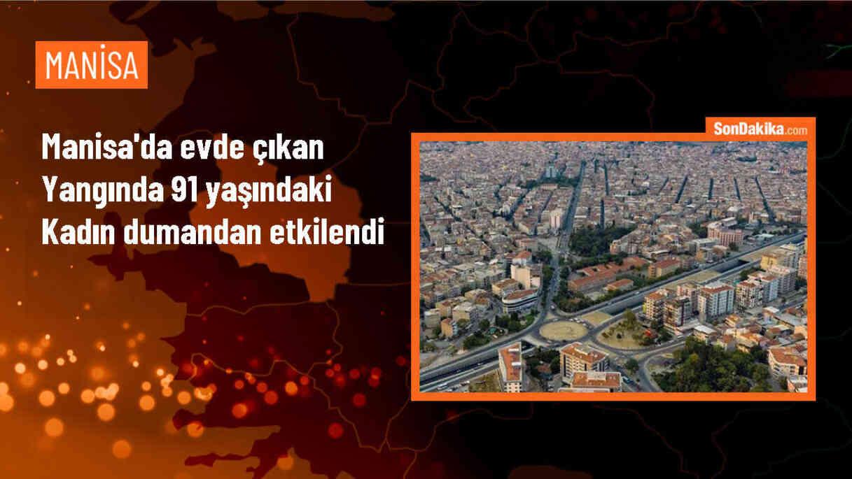 Manisa\'da çıkan yangın sonucu ev kullanılamaz hale geldi
